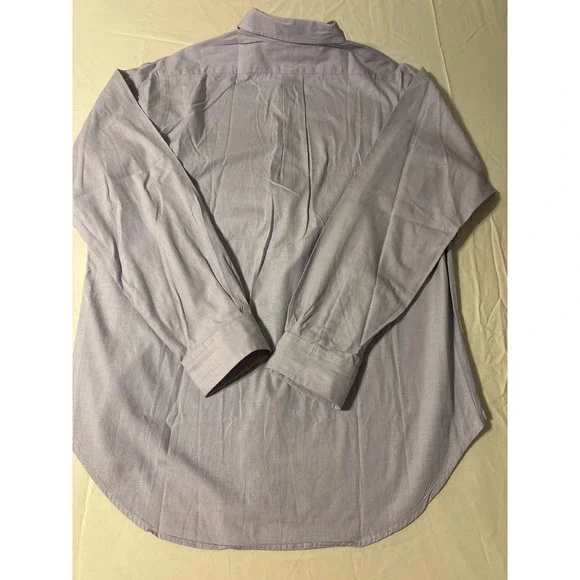 Polo Ralph Lauren Button Down Mens XL Purple Micro Check Excellent Pony Logo - Picture 11 of 12